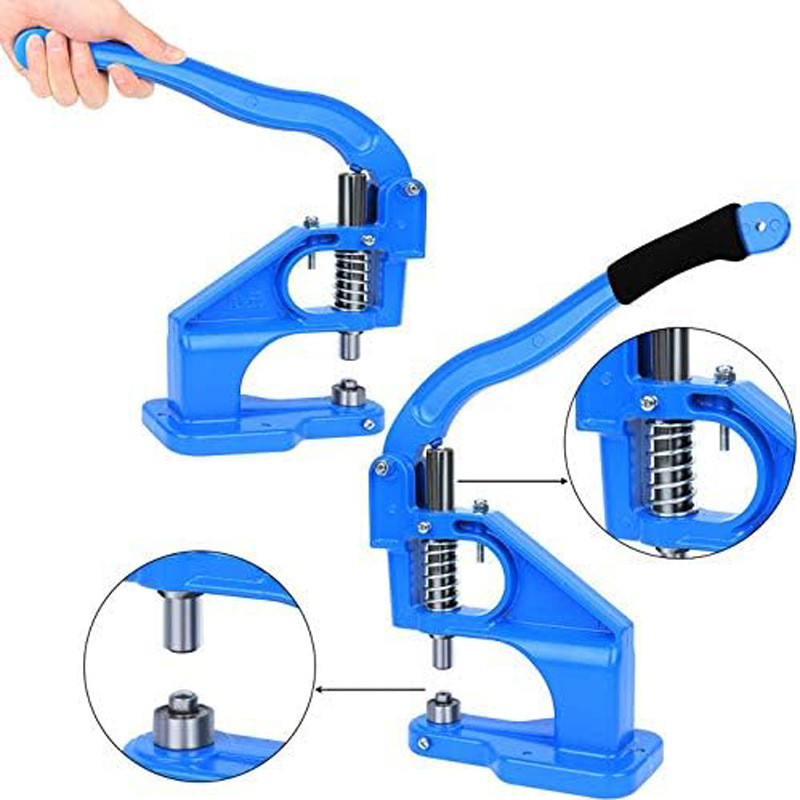 Leatherwork Hand Press - Manual Hand Press Button Punch Machine