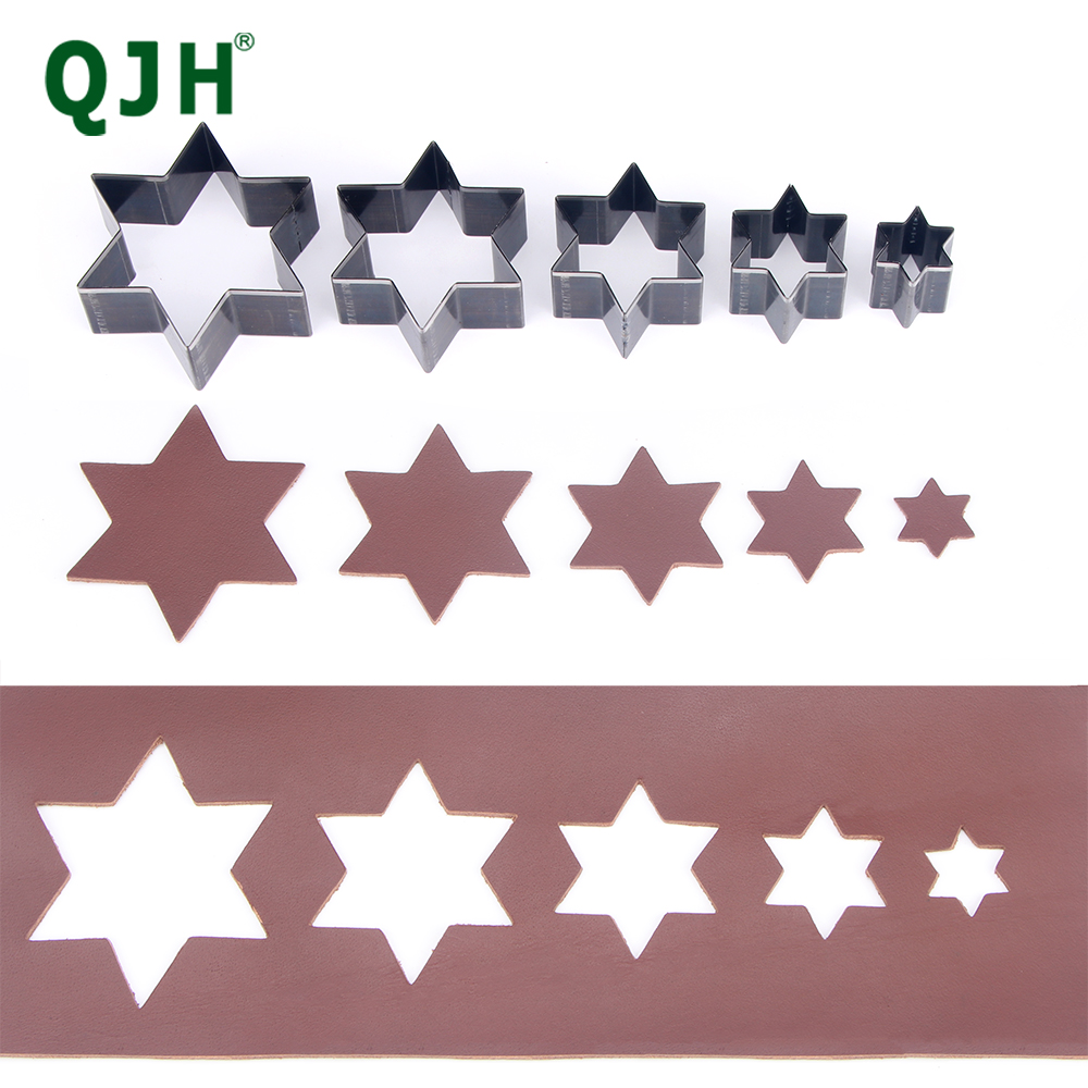 QJH 5PCS Hexagonal Leather Cut - огляд і ціна Leatherwork Punching Tool