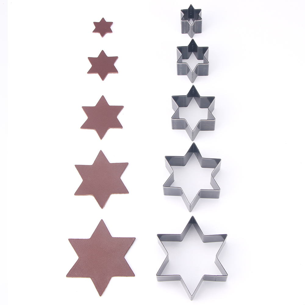 QJH 5PCS Hexagonal Leather Cut - огляд і ціна Leatherwork Punching Tool