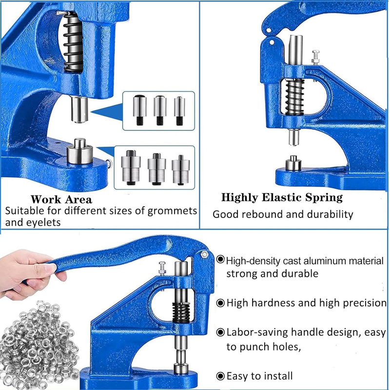 Manual Hand Press Button Punch - огляд і ціна Leatherwork Hand Press