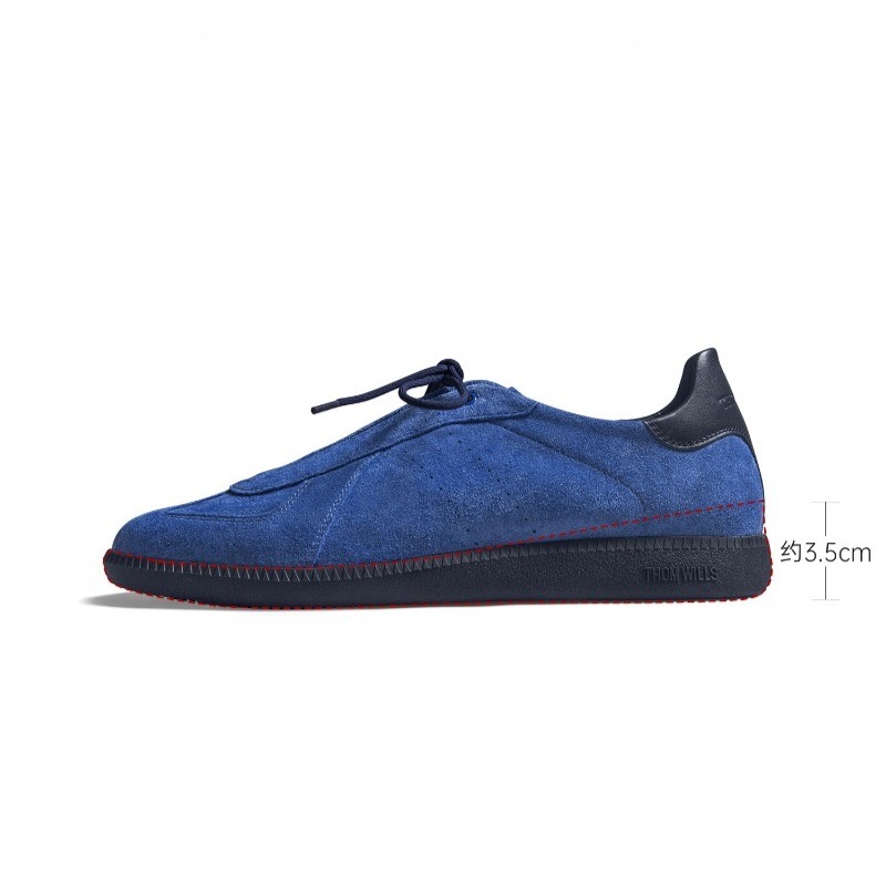 Luxury Cowhide Sneakers Blue C - огляд і ціна Leatherwork Training