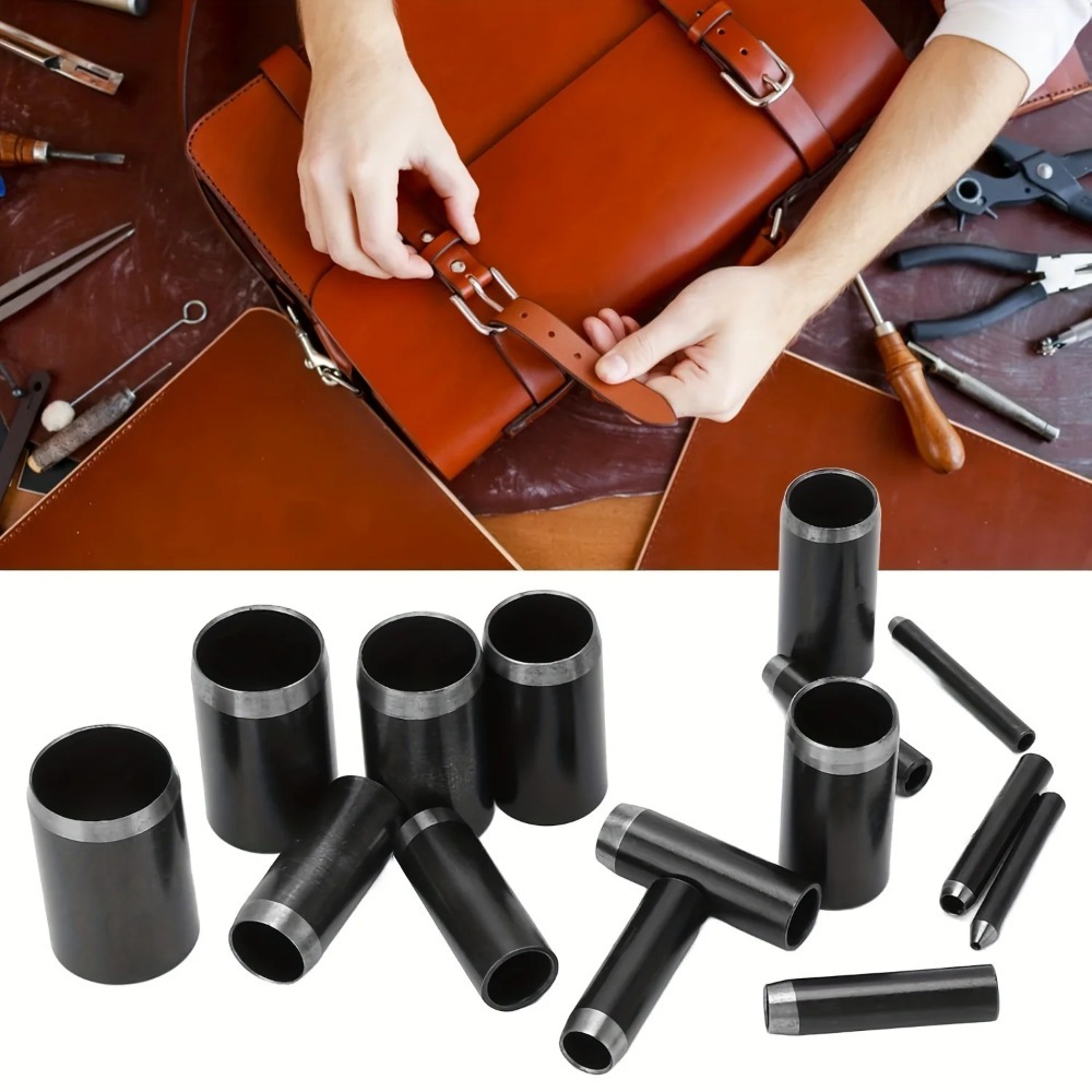 15 Sizes Round Hole Punch(1-15 - огляд і ціна Leatherwork Punching Tool