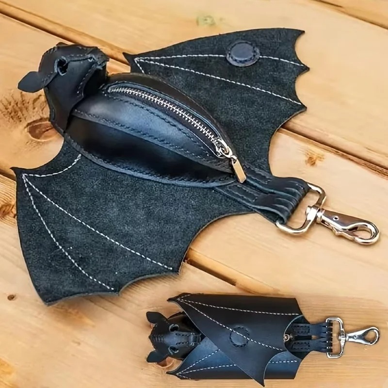 Bat Coin Purse PU Leather Bat  - огляд і ціна Leatherwork Workshop