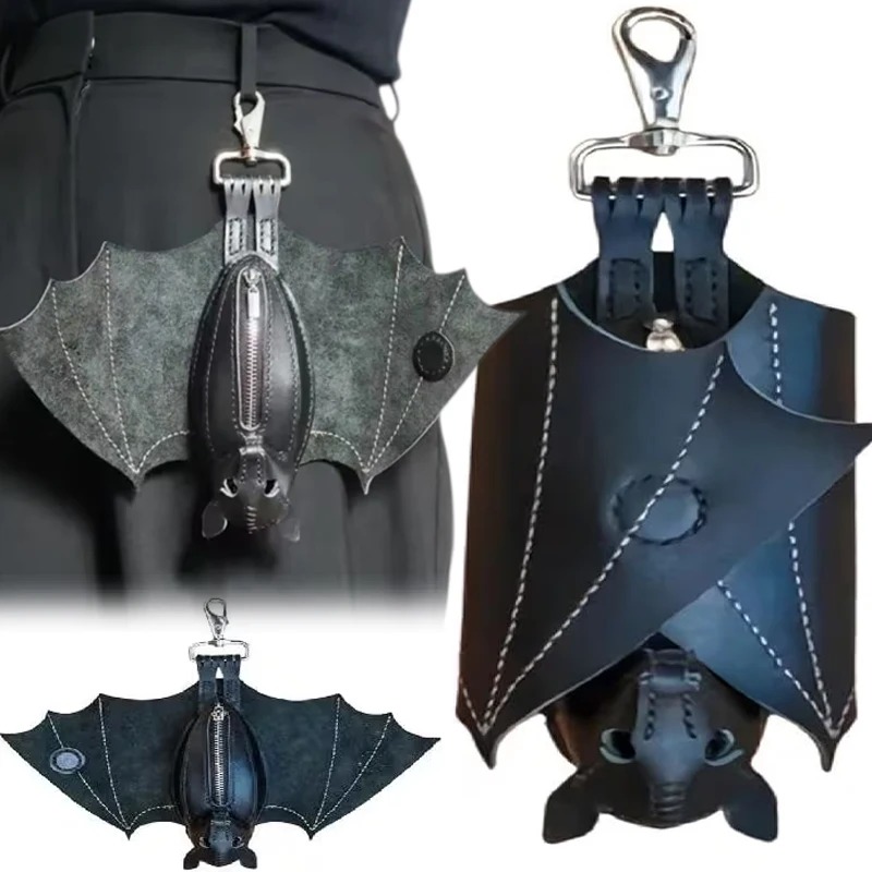 Bat Coin Purse PU Leather Bat  - огляд і ціна Leatherwork Workshop