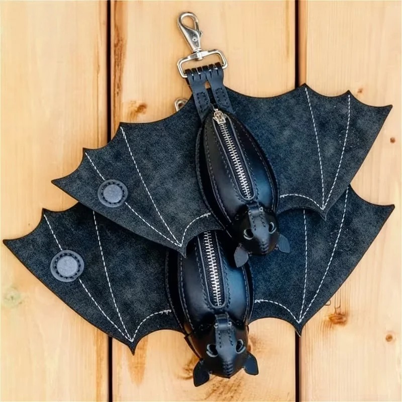 Bat Coin Purse PU Leather Bat  - огляд і ціна Leatherwork Workshop
