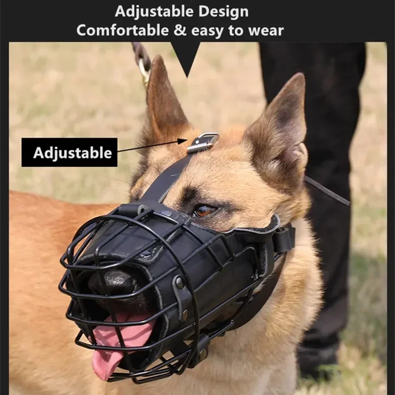 Mouth Cage German Shepherd Dog - огляд і ціна Leatherwork Training