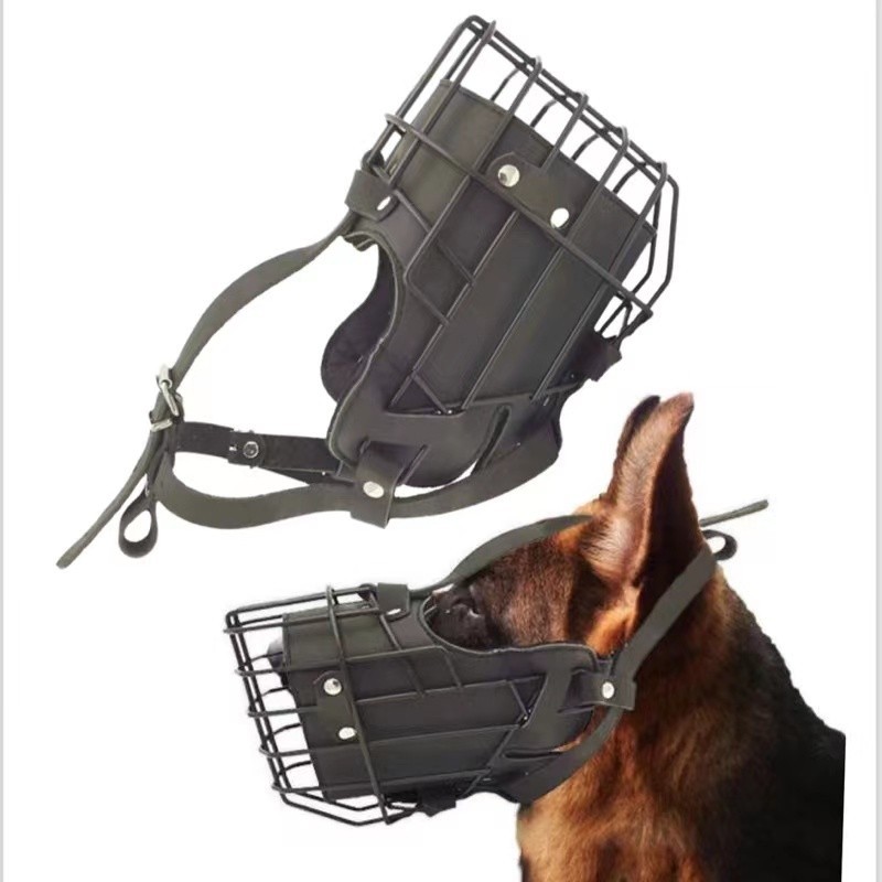 Mouth Cage German Shepherd Dog - огляд і ціна Leatherwork Training