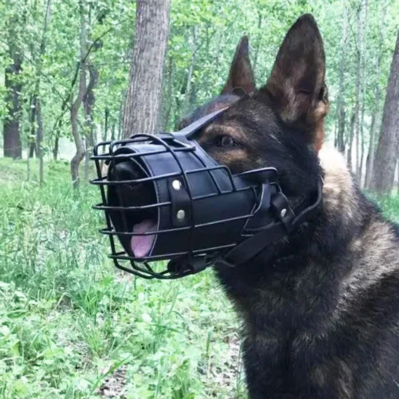 Mouth Cage German Shepherd Dog - огляд і ціна Leatherwork Training