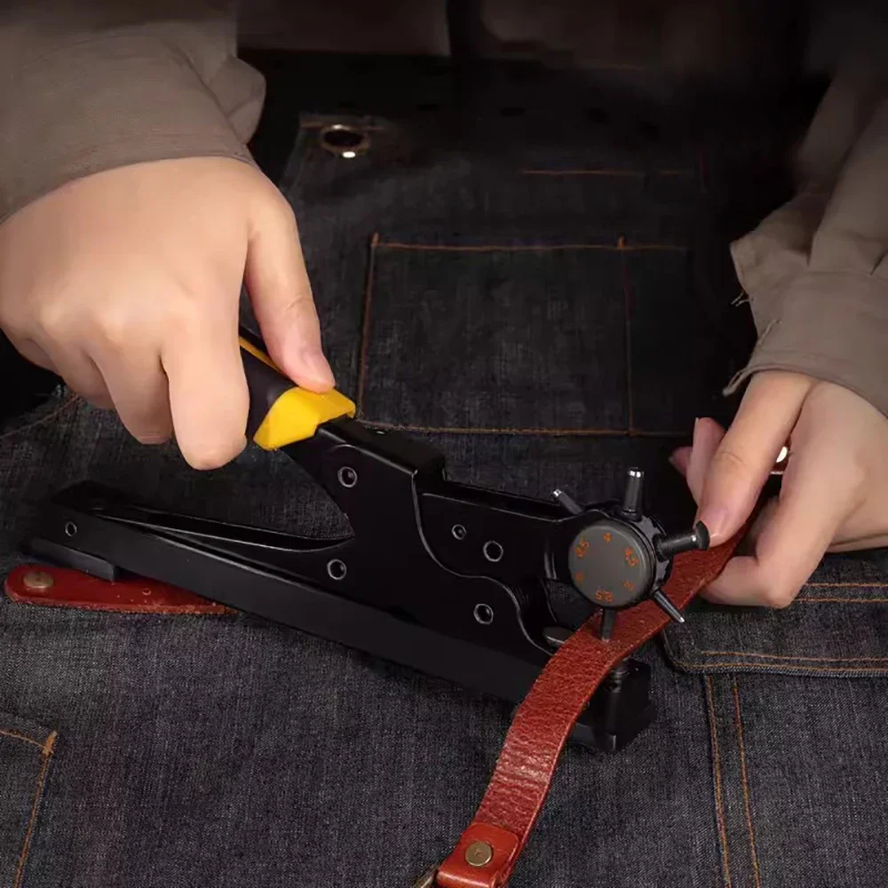 Leather Hole Puncher Heavy Dut - огляд і ціна Leather Punch Revolving