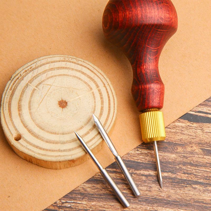 1Set DIY Leather Punch Awl Woo - огляд і ціна Leather Punch Revolving