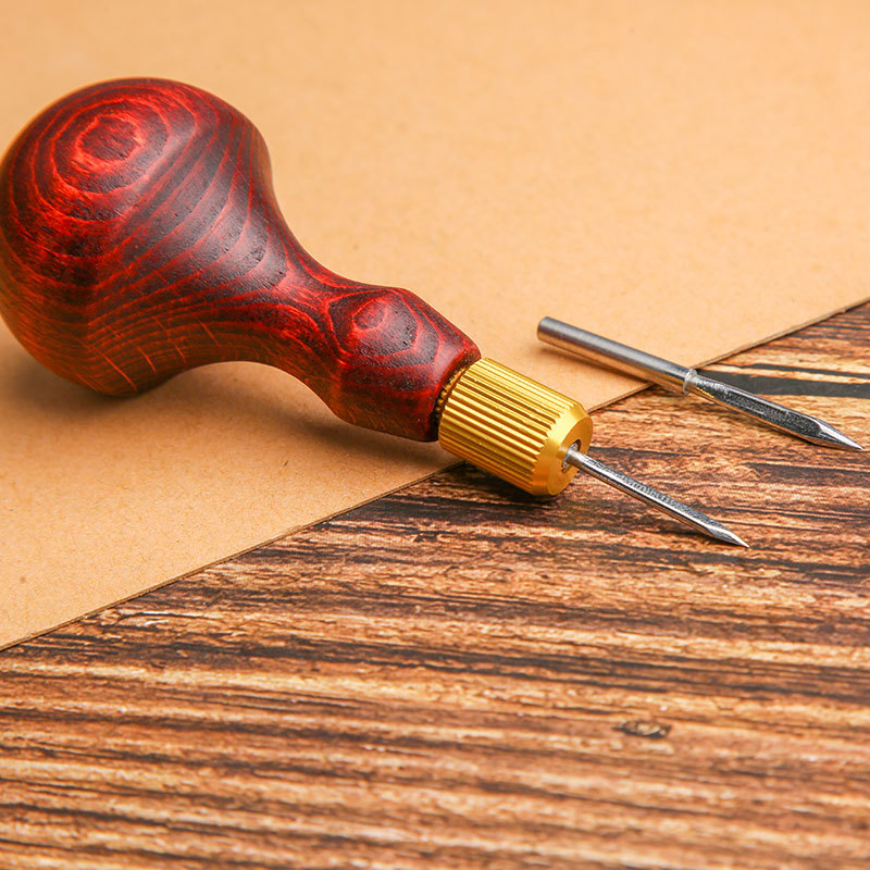 1Set DIY Leather Punch Awl Woo - огляд і ціна Leather Punch Revolving