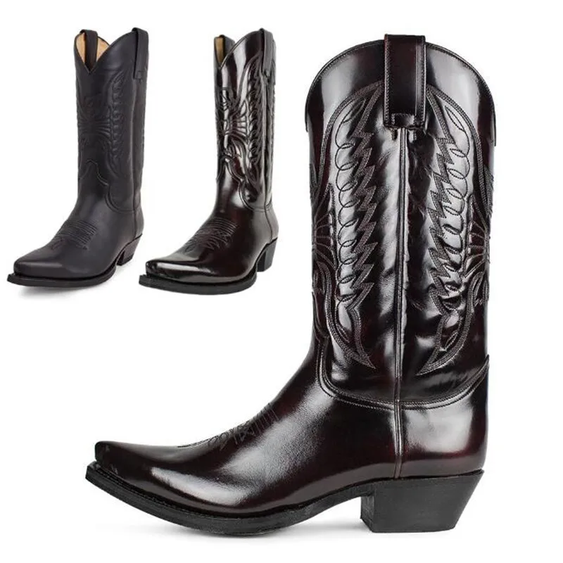 Cowboy Men Women Country Vinta - огляд і ціна Leather Work Women Shoes
