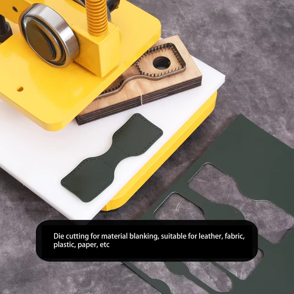 Manual Hand Press Die  for DIY - огляд і ціна Leatherwork Hand Press