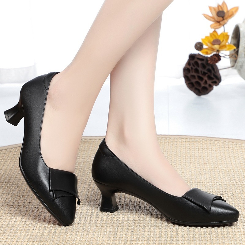 Spring Autumn Genuine Leather  - огляд і ціна Leather Work Women Shoes