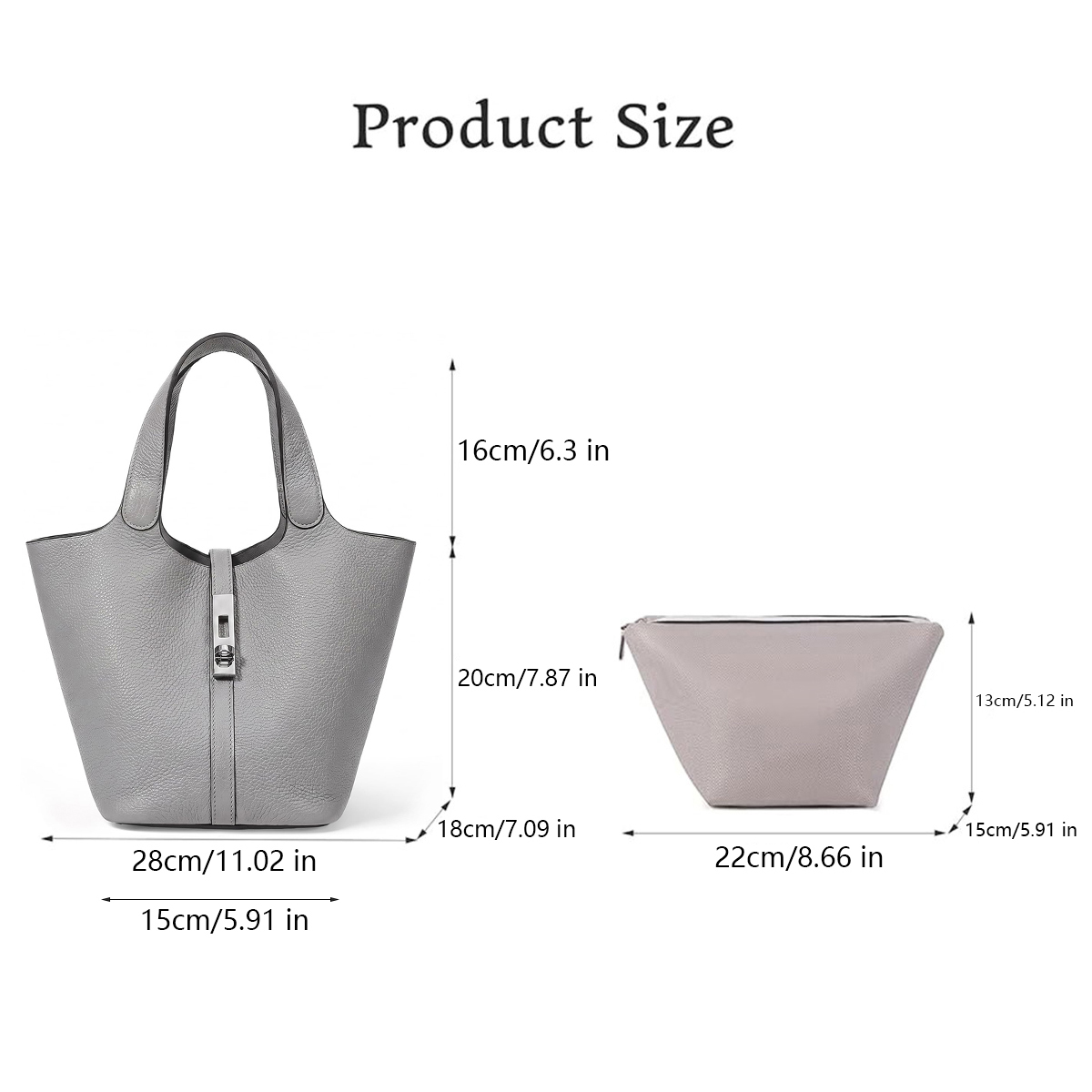 Bucket Bag For Women Tote Purs - огляд і ціна Leatherwork Workshop