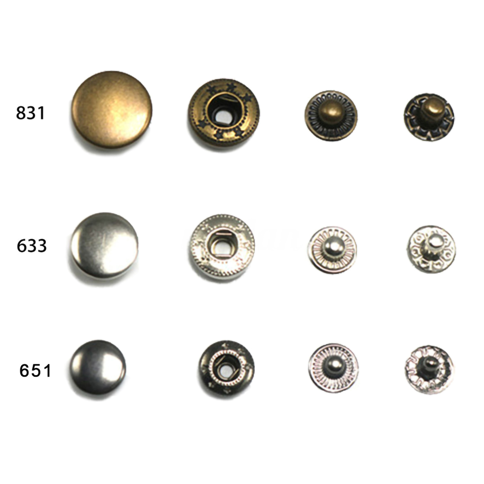 4Pcs Stainless Steel Snap Butt - огляд і ціна Leatherwork Hand Press