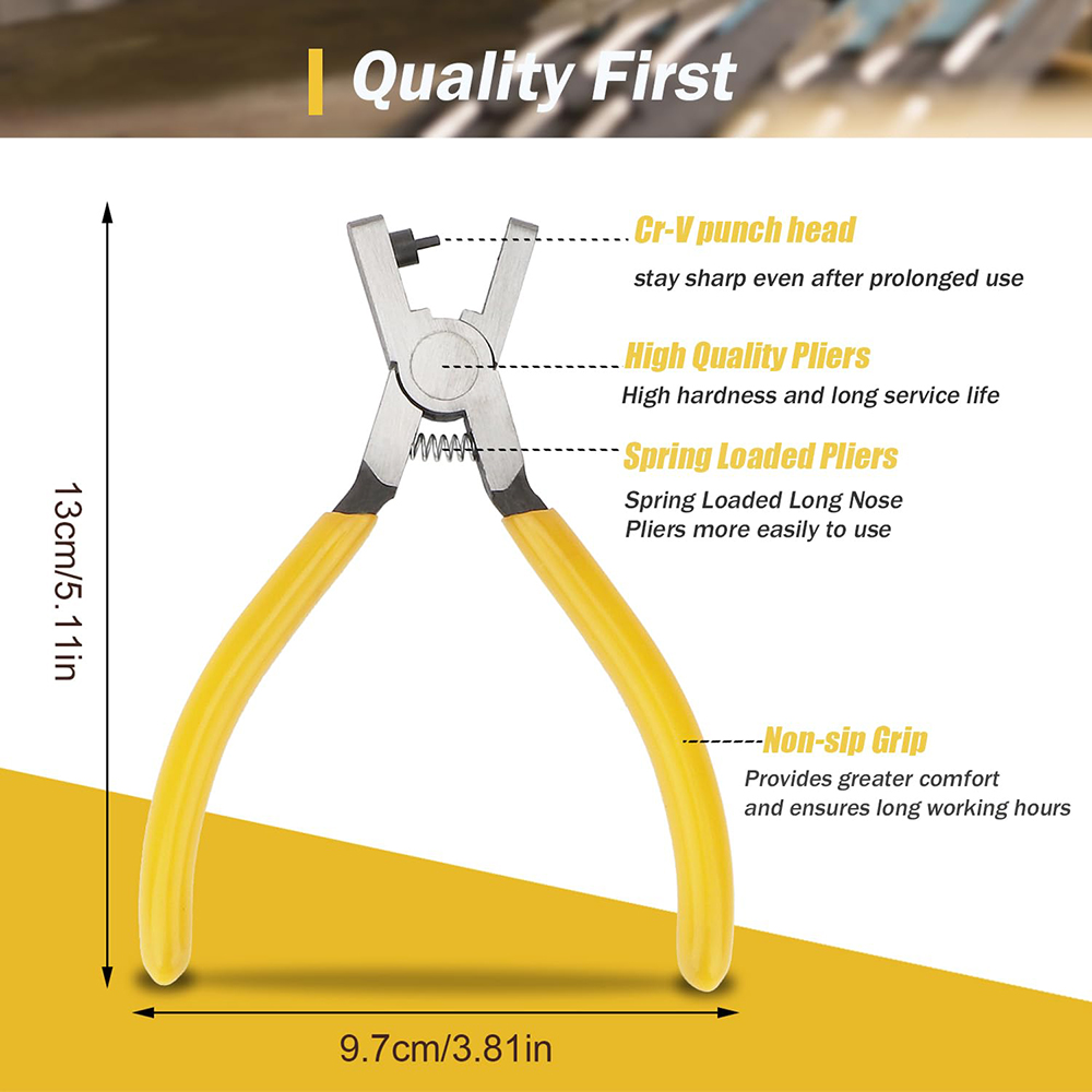 Leather Hole Punch Plier Unive - огляд і ціна Leatherwork Punching Tool