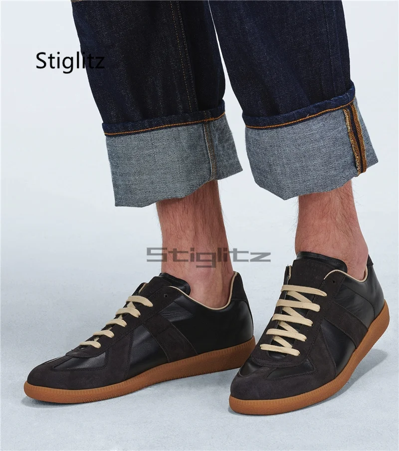 Lace Up Flats Casual Sneakers  - огляд і ціна Leatherwork Training