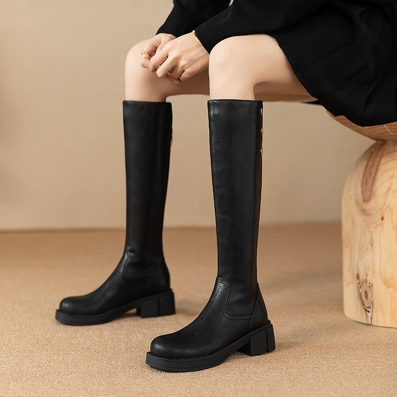 Autumn Winter Middle Heel Ladi - огляд і ціна Leather Work Women Shoes